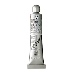 Holbein Vernét Superior Artists' Oil Color - Silver White Flake (Poppy), 50 ml tube