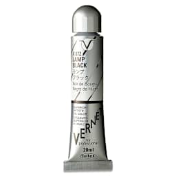 Holbein Vernét Superior Artists' Oil Color - Lamp Black, 20 ml tube