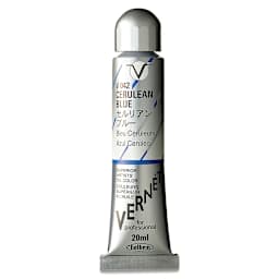 Holbein Vernét Superior Artists' Oil Color - Cerulean Blue, 20 ml tube