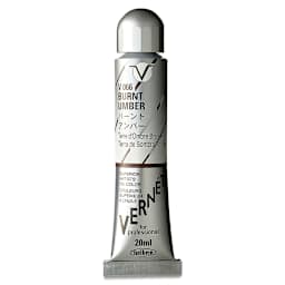 Holbein Vernét Superior Artists' Oil Color - Burnt Umber, 20 ml tube