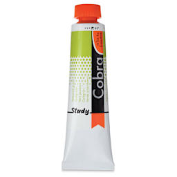 Royal Talens Cobra Study Water Mixable Oil Colors - Yellowish Green, 40 ml tube