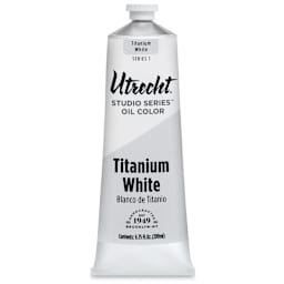 Utrecht Studio Series Oil Paint - Titanium White, 200 ml, Tube
