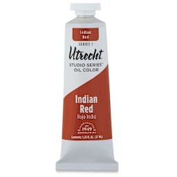 Utrecht Studio Series Oil Paint - Indian Red, 37 ml, Tube (Front)