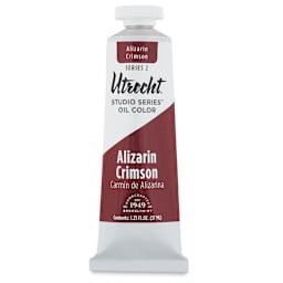 Utrecht Studio Series Oil Paint - Alizarin Crimson, 37 ml, Tube (Front)