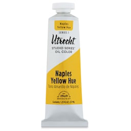 Utrecht Studio Series Oil Paint - Naples Yellow Hue, 37 ml, Tube (Front)