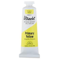 Utrecht Studio Series Oil Paint - Primary Yellow, 37 ml, Tube (Front)