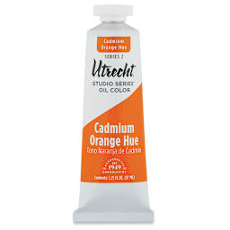 Utrecht Studio Series Oil Paint - Cadmium Orange Hue, 37 ml, Tube (Front)