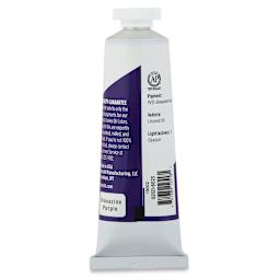Utrecht Studio Series Oil Paint - Dioxazine Purple, 37 ml, Tube (Back)