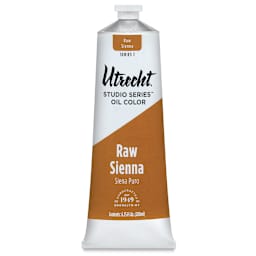 Utrecht Studio Series Oil Paint - Raw Sienna, 200 ml, Tube