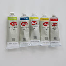 Utrecht Studio Series Imperfect Oil Paint Tubes (Imperfect tubes in row)