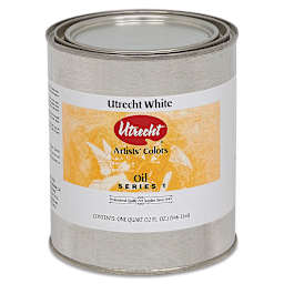Utrecht Artists' Oil Paint - Utrecht White, Quart