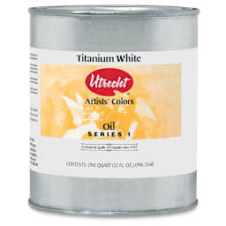 Utrecht Artists' Oil Paint - Titanium White, Quart