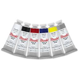 Utrecht Artists' Oil Paint Set - Color Theory, Set of 6 contents