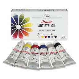 Utrecht Artists' Oil Paint Set - Color Theory, Set of 6