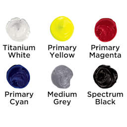 Utrecht Artists' Oil Paint Set - Color Theory, Set of 6 included colors