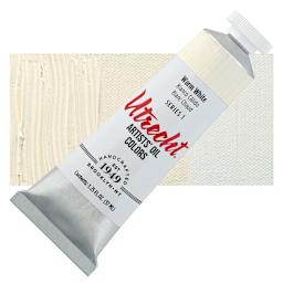 Utrecht Artists' Oil Paint - Warm White, 37 ml, Tube and swatch