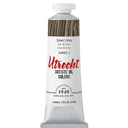 Utrecht Artists' Oil Paint - Davey's Grey, 37 ml tube