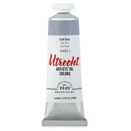 Utrecht Artists' Oil Paint - Cool Grey, 37 ml, Tube