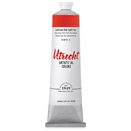 Utrecht Artists' Oil Paint - Cadmium Red Light, 150 ml tube