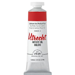 Utrecht Artists' Oil Paint - Cadmium Red Medium, 37 ml tube