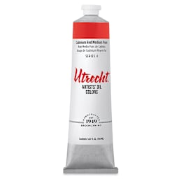 Utrecht Artists' Oil Paint - Cadmium Red Medium, 150 ml tube