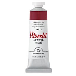 Utrecht Artists' Oil Paint - Quinacridone Red, 37 ml tube