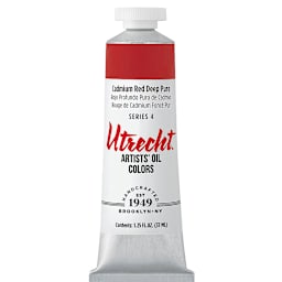 Utrecht Artists' Oil Paint - Cadmium Red Deep, 37 ml tube