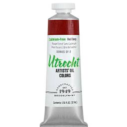 Utrecht Artists' Oil Paint - Cadmium-Free Red Deep, 37 ml