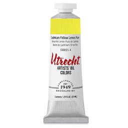 Utrecht Artists' Oil Paint - Cadmium Yellow Lemon, 37 ml tube