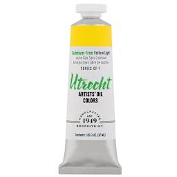Utrecht Artists' Oil Paint - Cadmium-Free Yellow Light, 37 ml tube