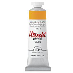 Utrecht Artists' Oil Paint - Cadmium Yellow Deep, 37 ml tube