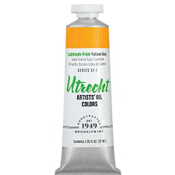 Utrecht Artists' Oil Paint - Cadmium-Free Yellow Deep, 37 ml tube