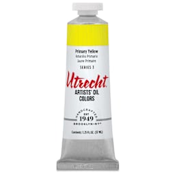 Utrecht Artists' Oil Paint - Primary Yellow, 37 ml tube