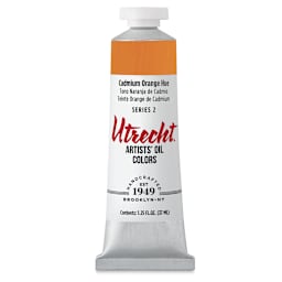Utrecht Artists' Oil Paint - Cadmium Orange Hue, 37 ml tube