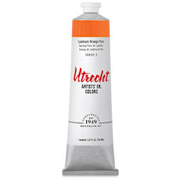 Utrecht Artists' Oil Paint - Cadmium Orange, 150 ml tube