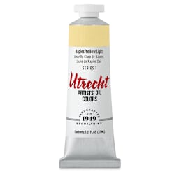 Utrecht Artists' Oil Paint - Naples Yellow Light, 37 ml tube