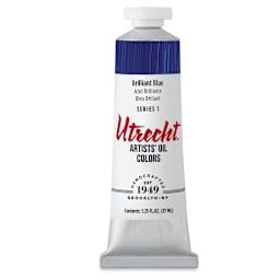 Utrecht Artists' Oil Paint - Brilliant Blue, 37 ml tube
