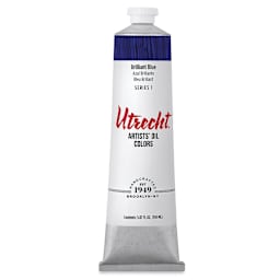 Utrecht Artists' Oil Paint - Brilliant Blue, 150 ml tube