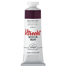 Utrecht Artists' Oil Paint - Quinacridone Violet, 37 ml tube