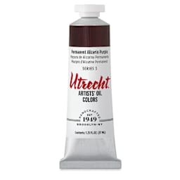 Utrecht Artists' Oil Paint - Permanent Alizarin Purple, 37 ml tube