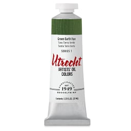 Utrecht Artists' Oil Paint - Green Earth Hue, 37 ml tube