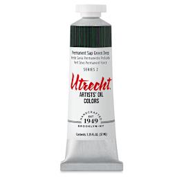 Utrecht Artists' Oil Paint - Permanent Sap Green Deep, 37 ml tube