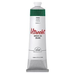 Utrecht Artists' Oil Paint - Viridian, 150 ml tube