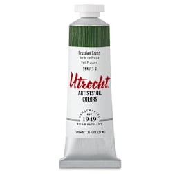 Utrecht Artists' Oil Paint - Prussian Green, 37 ml tube