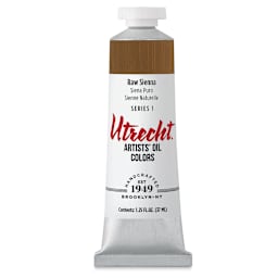 Utrecht Artists' Oil Paint - Raw Sienna, 37 ml tube