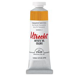 Utrecht Artists' Oil Paint - Transparent Gold Ochre, 37 ml tube