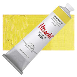 Utrecht Artists' Oil Paint - Cadmium Yellow Hue, 150 ml tube and swatch