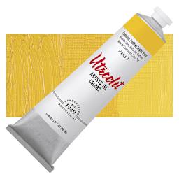 Utrecht Artists' Oil Paint - Cadmium Yellow Light, 150 ml, Tube and swatch