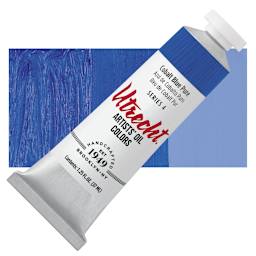 Utrecht Artists' Oil Paint - Cobalt Blue, 37 ml, Tube and swatch