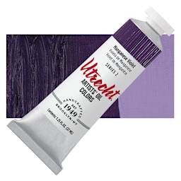 Utrecht Artists' Oil Paint - Manganese Violet, 37 ml tube and swatch
